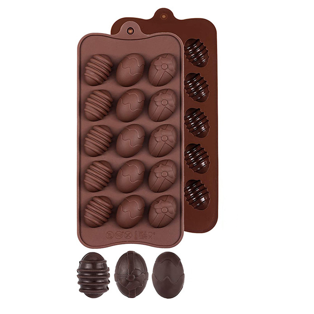 15 Slot Egg Shape Silicone Mold 15 Slot Egg Shape Silicone Mold