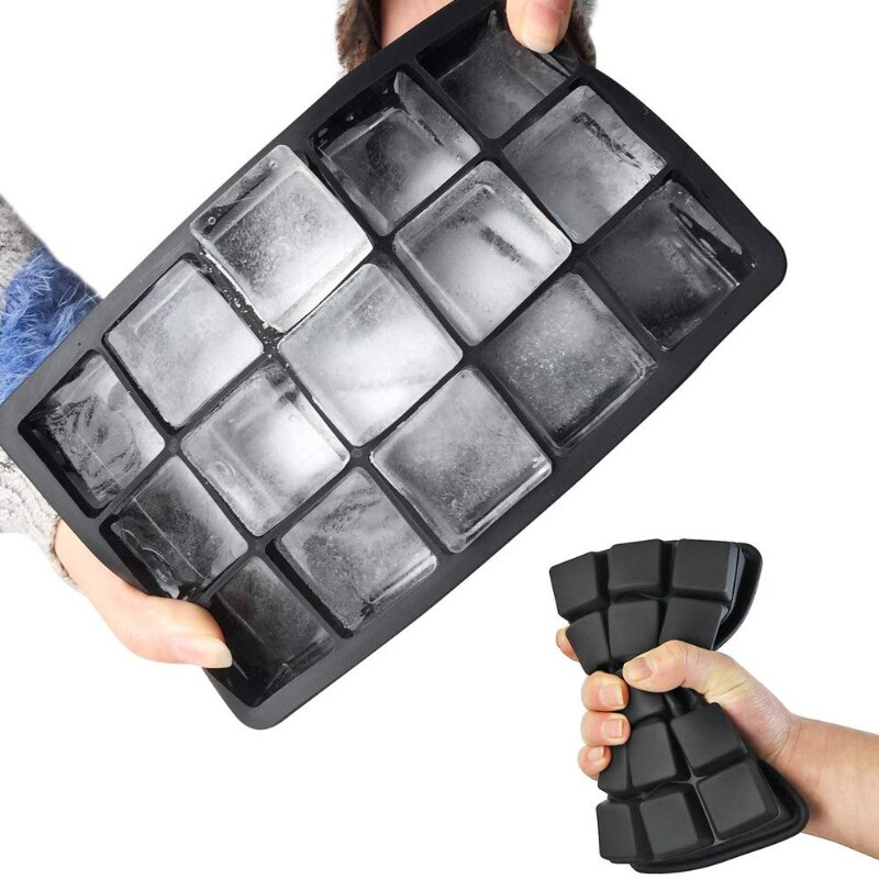 15 Slots Silicone Large Ice Cube Tray 15 Slots Silicone Large Ice Cube Tray