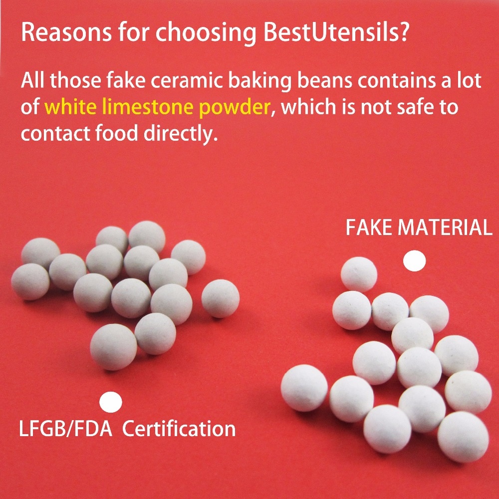 150g Ceramic Pie Crust Weights with Bag 150g Ceramic Pie Crust Weights with Bag