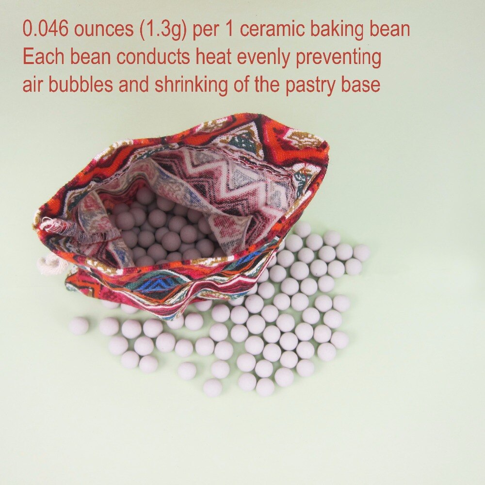 150g Ceramic Pie Crust Weights with Bag 150g Ceramic Pie Crust Weights with Bag