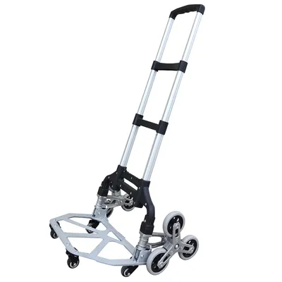 150KG All Terrain Stair Cart Camping Wagon Hand Cart with Bungee Cord Folding Trolley for Upstairs Cargo with Wheels 150KG All Terrain Stair Cart Camping Wagon Hand Cart with Bungee Cord Folding Trolley for Upstairs Cargo with Wheels
