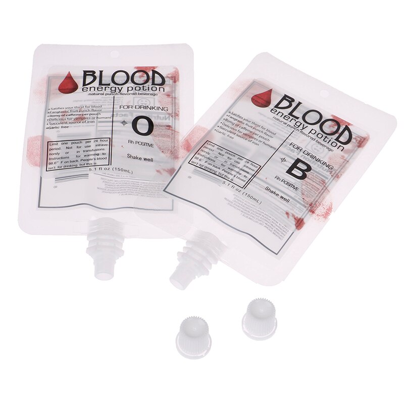 150ml Blood Bag Drink Pouches (10pcs) 150ml Blood Bag Drink Pouches (10pcs)