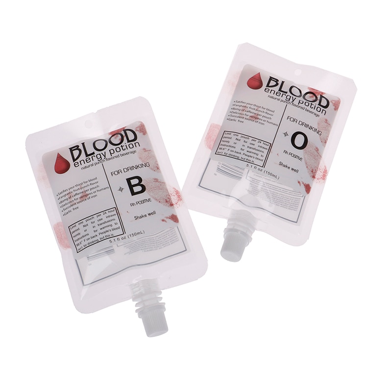 150ml Blood Bag Drink Pouches (10pcs) 150ml Blood Bag Drink Pouches (10pcs)