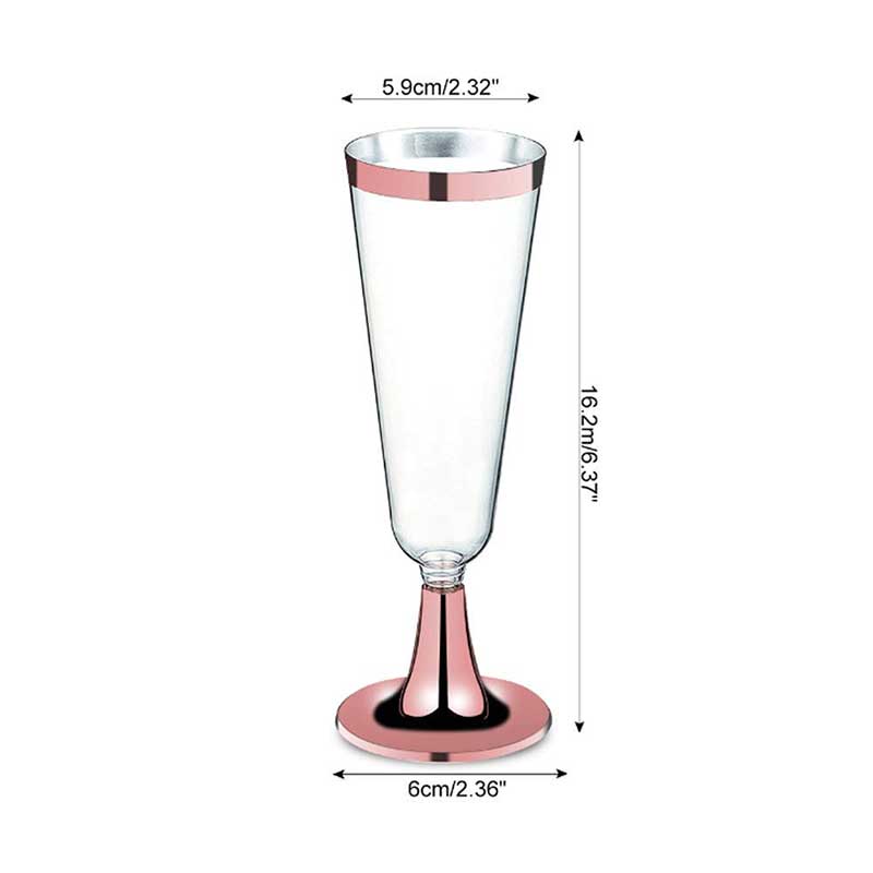 150ml Disposable Champagne Flutes (6pcs) 150ml Disposable Champagne Flutes (6pcs)