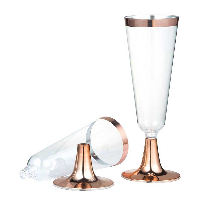 150ml Disposable Champagne Flutes (6pcs) 150ml Disposable Champagne Flutes (6pcs)