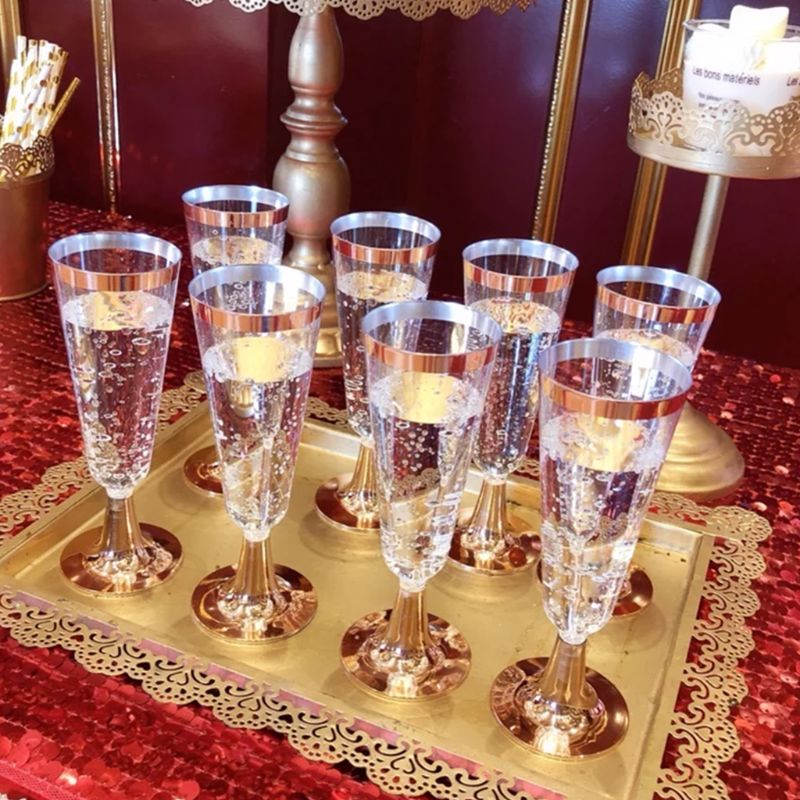 150ml Disposable Champagne Flutes (6pcs) 150ml Disposable Champagne Flutes (6pcs)