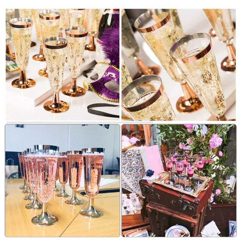 150ml Disposable Champagne Flutes (6pcs) 150ml Disposable Champagne Flutes (6pcs)