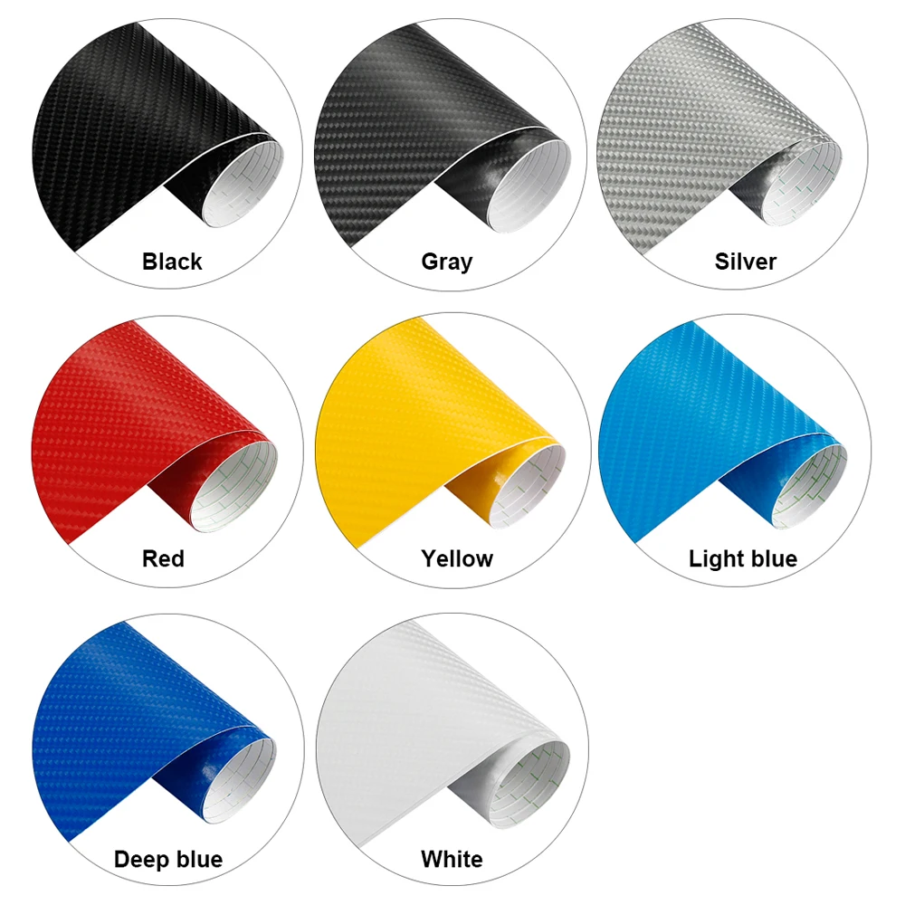 152cm*200cm 4D Carbon Fiber Vinyl Film Car Styling Wrapping Sheet Roll Film Automobiles DIY Car Hood Roof Stickers