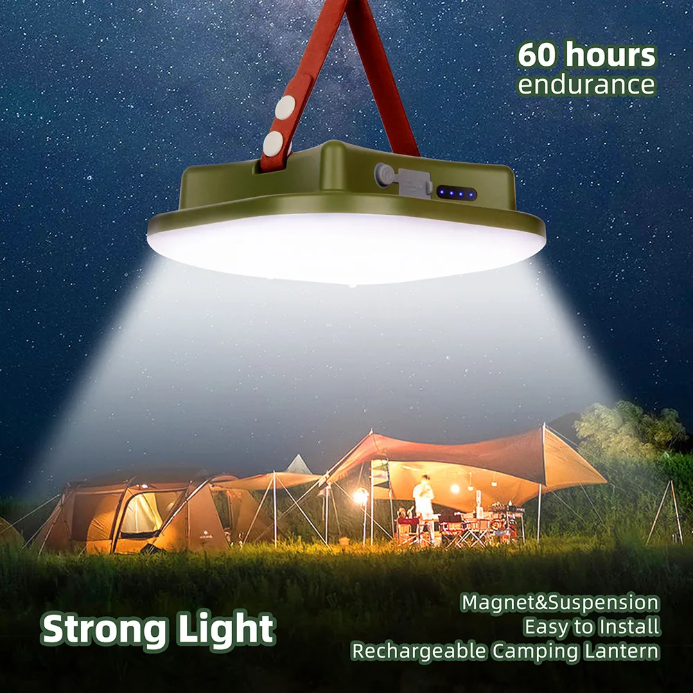 15600maH Rechargeable LED Camping Strong Light with Magnet Zoom Portable Torch Tent Light Work Maintenance Lighting 15600maH Rechargeable LED Camping Strong Light with Magnet Zoom Portable Torch Tent Light Work Maintenance Lighting