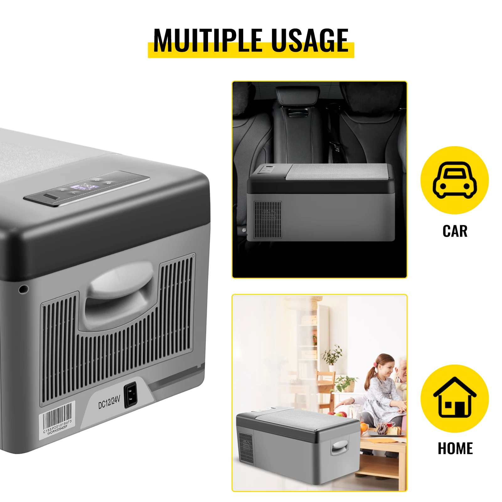 15L / 95L Car Refrigerator Portable Fridge Freezer 12/24V DC 110-240 AC for Home Outdoors RV Boat Camping Traveling Use 15L / 95L Car Refrigerator Portable Fridge Freezer 12/24V DC 110-240 AC for Home Outdoors RV Boat Camping Traveling Use
