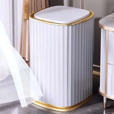 15L Smart Sensor Garbage Bin Kitchen Bathroom Toilet Trash Can Best Automatic Induction Waterproof Bin with Lid 10/15L 15L Smart Sensor Garbage Bin Kitchen Bathroom Toilet Trash Can Best Automatic Induction Waterproof Bin with Lid 10/15L