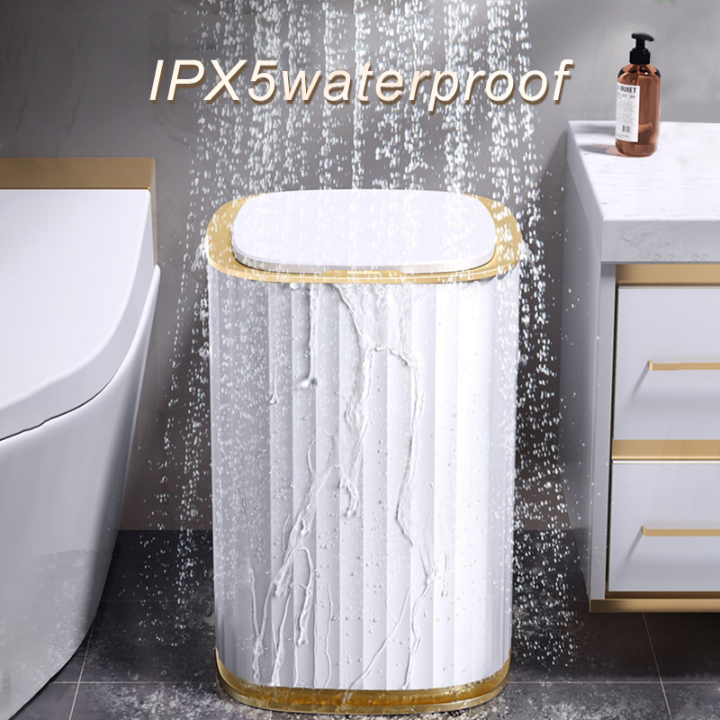 15L Smart Sensor Garbage Bin Kitchen Bathroom Toilet Trash Can Best Automatic Induction Waterproof Bin with Lid 10/15L 15L Smart Sensor Garbage Bin Kitchen Bathroom Toilet Trash Can Best Automatic Induction Waterproof Bin with Lid 10/15L