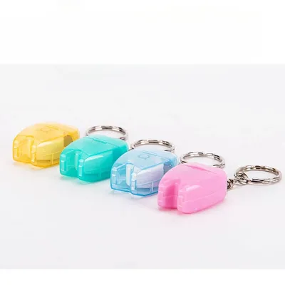 15M Dental Floss Portable Floss Flat Line Tooth Keychain Tooth Shape Floss Cleaning Oral Care Tool Oral Hygiene Health
