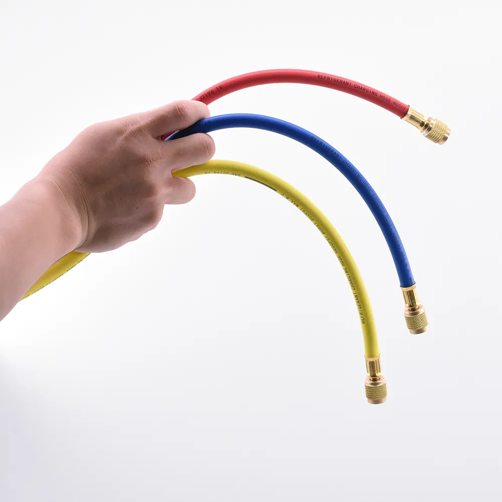 1.5M Refrigeration Charging Hoses for R134a R410a R22 R12 R502 Testo 550 Air Conditioner Tools Accessories Manifold