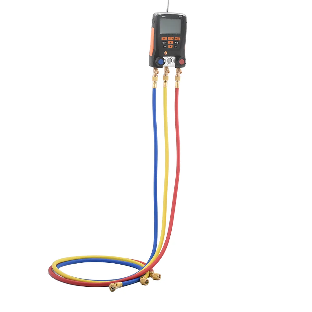 1.5M Refrigeration Charging Hoses for R134a R410a R22 R12 R502 Testo 550 Air Conditioner Tools Accessories Manifold