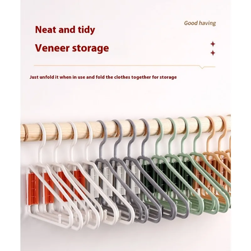 15PCS Portable Folding Hangers Space-Saving Double Fold Design, Durable Plastic for Travel/Home Storage 15PCS Portable Folding Hangers Space-Saving Double Fold Design, Durable Plastic for Travel/Home Storage
