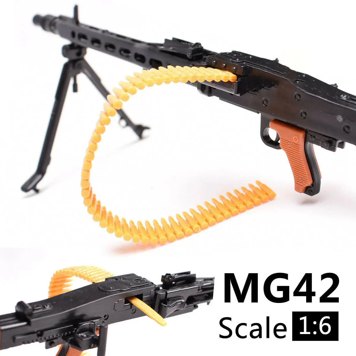 1/6 Scale MG42 Toy Gun Model Assembly Puzzles Building Bricks Gun Soldier Machine Gun Fit 12″Action Figure 1/6 Scale MG42 Toy Gun Model Assembly Puzzles Building Bricks Gun Soldier Machine Gun Fit 12″Action Figure