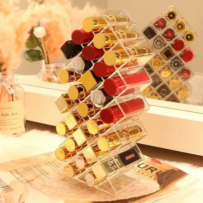 16 Slot Acrylic Lipstick Organizer