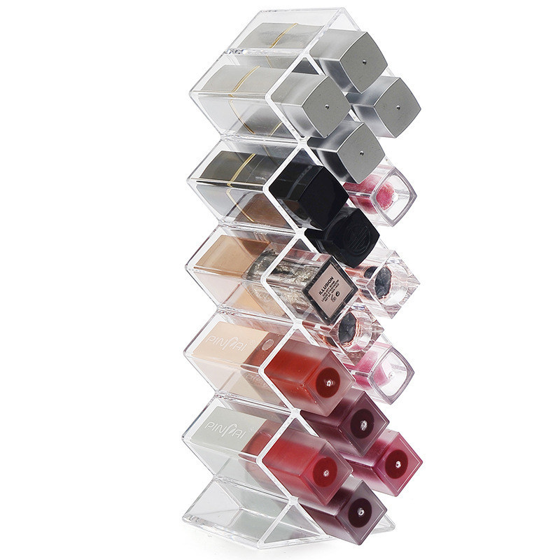 16 Slot Acrylic Lipstick Organizer