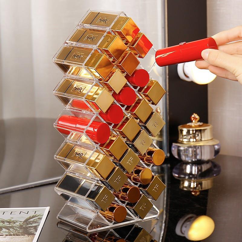 16 Slot Acrylic Lipstick Organizer