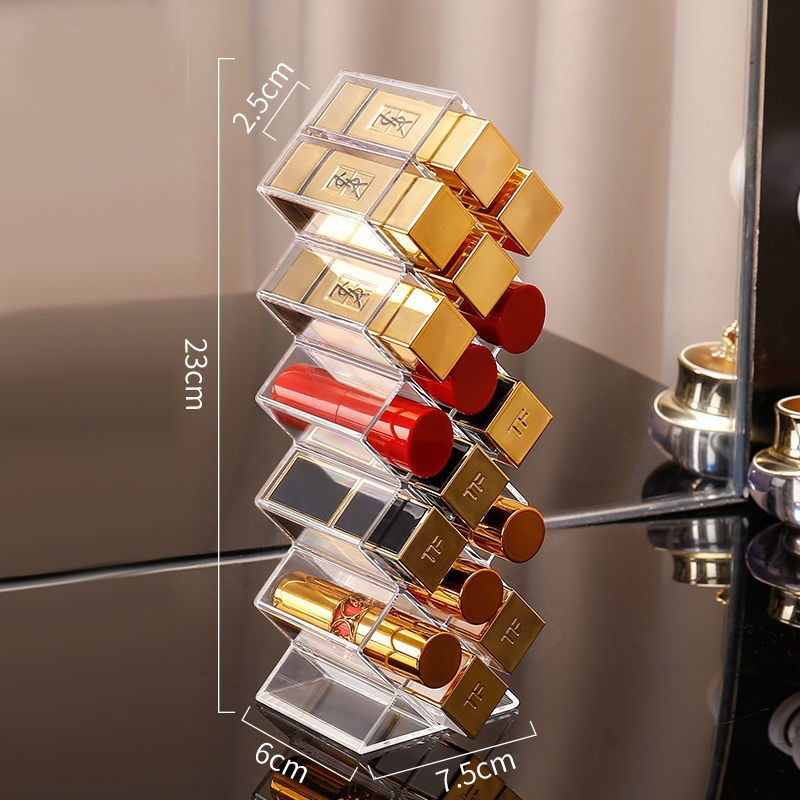 16 Slot Acrylic Lipstick Organizer