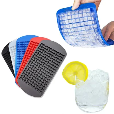 160 Grid Silicone Mini Ice Cubes Tray