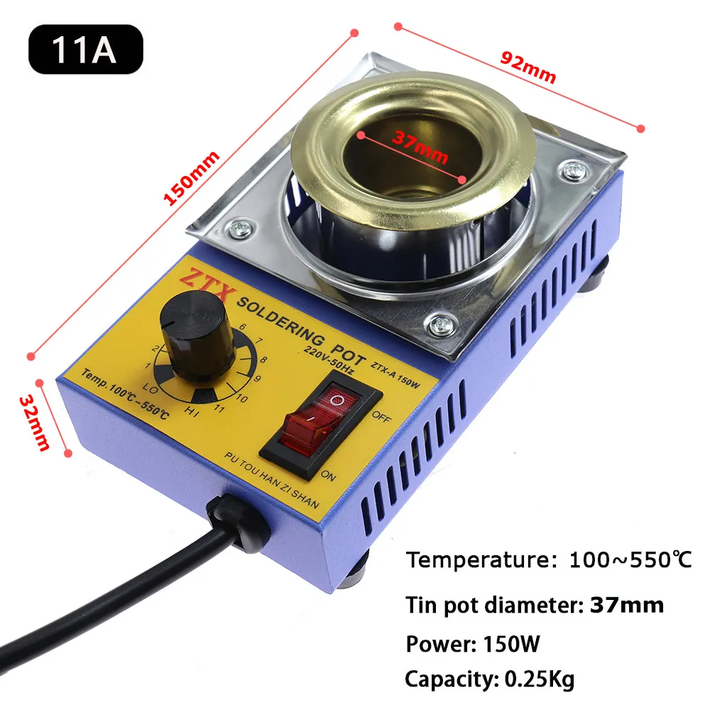 160W Adjustable Temperature Tin Melting Furnace Stove Pot Tools 160W Adjustable Temperature Tin Melting Furnace Stove Pot Tools