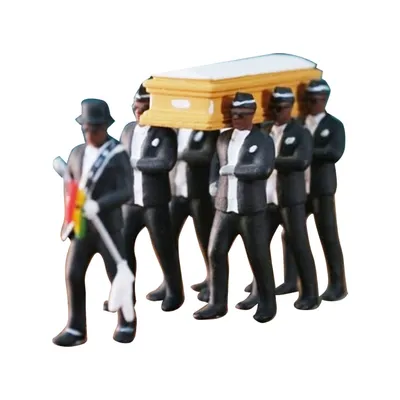 1:64 High Simulation Plastic Ghana Funeral Coffin Dancing Pallbearer Team Model Exquisite Workmanship Action Figure Car 1:64 High Simulation Plastic Ghana Funeral Coffin Dancing Pallbearer Team Model Exquisite Workmanship Action Figure Car