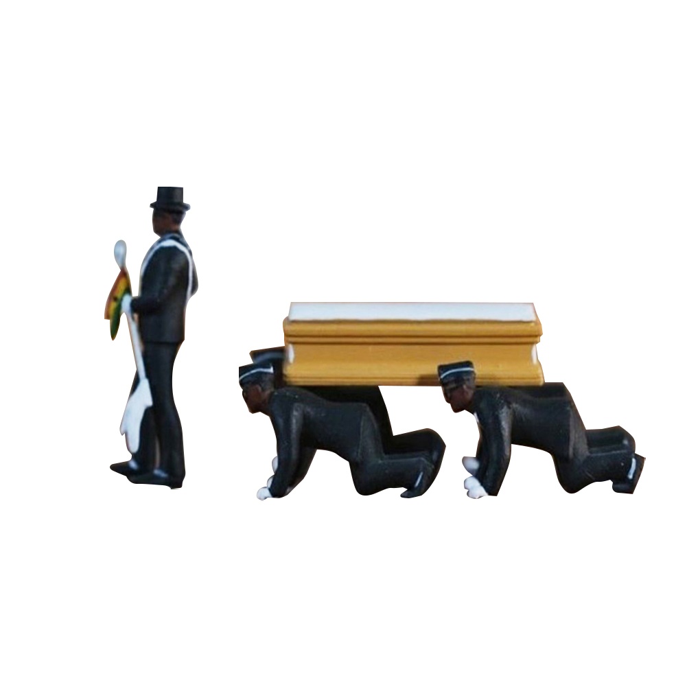 1:64 High Simulation Plastic Ghana Funeral Coffin Dancing Pallbearer Team Model Exquisite Workmanship Action Figure Car 1:64 High Simulation Plastic Ghana Funeral Coffin Dancing Pallbearer Team Model Exquisite Workmanship Action Figure Car