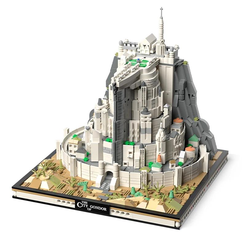 1680pcs The Rings Minas White City Tirith Street View Assembly Model Building Block Movie Scene Architecture Puzzle 1680pcs The Rings Minas White City Tirith Street View Assembly Model Building Block Movie Scene Architecture Puzzle