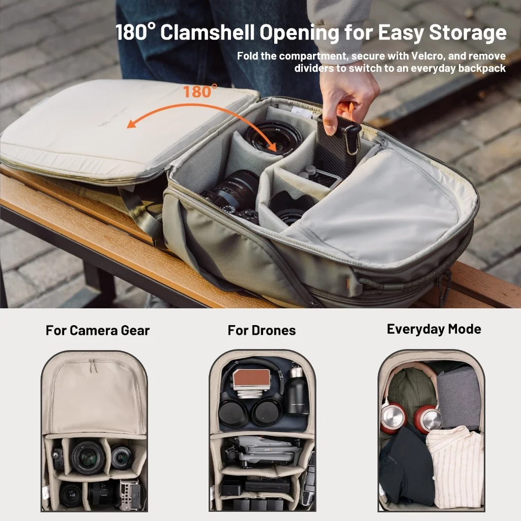 16L 22L Camera Backpack For Sony Canon Photographer Bag Drone Case For DJI Air 4 Mini 3 Pro Mavic 3 Series