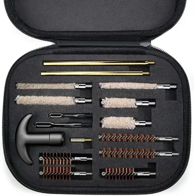 16Pcs/set Tactical Gun Cleaning Kit Universal Handgun Pistol Brass Rod Caliber Barrel Cleaning Kit
