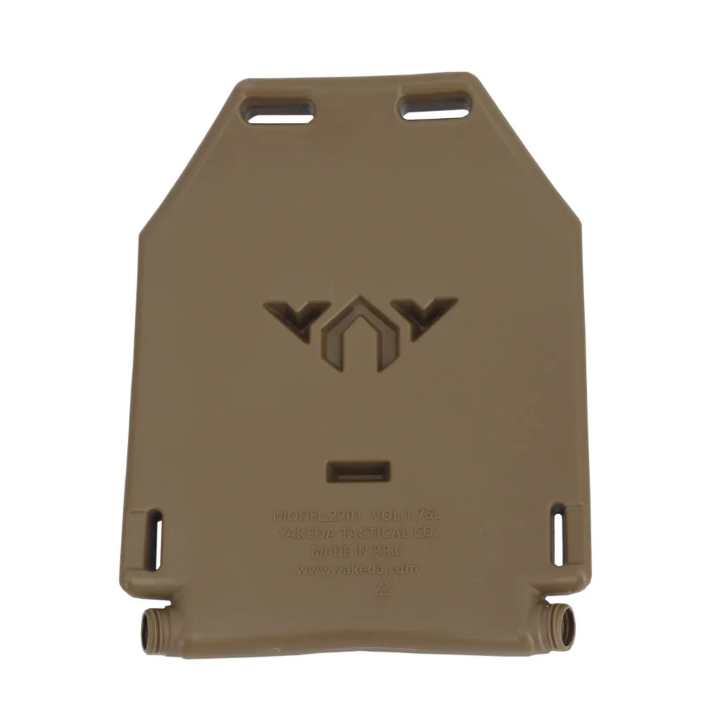 1.75L Plate Cut Hydrogen Storage Hydration Case Water Panel For Molle Combat Assault Plate Carrier JPC CPC AVS Tactical