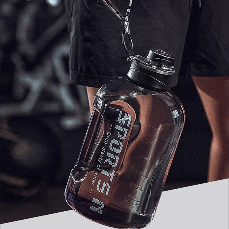1.7L/2.7L Sports Water Bottle Gym Cycling Cup Portable Large Capacity Water Bottle For Fitness Camping Men Water Kettle 1.7L/2.7L Sports Water Bottle Gym Cycling Cup Portable Large Capacity Water Bottle For Fitness Camping Men Water Kettle