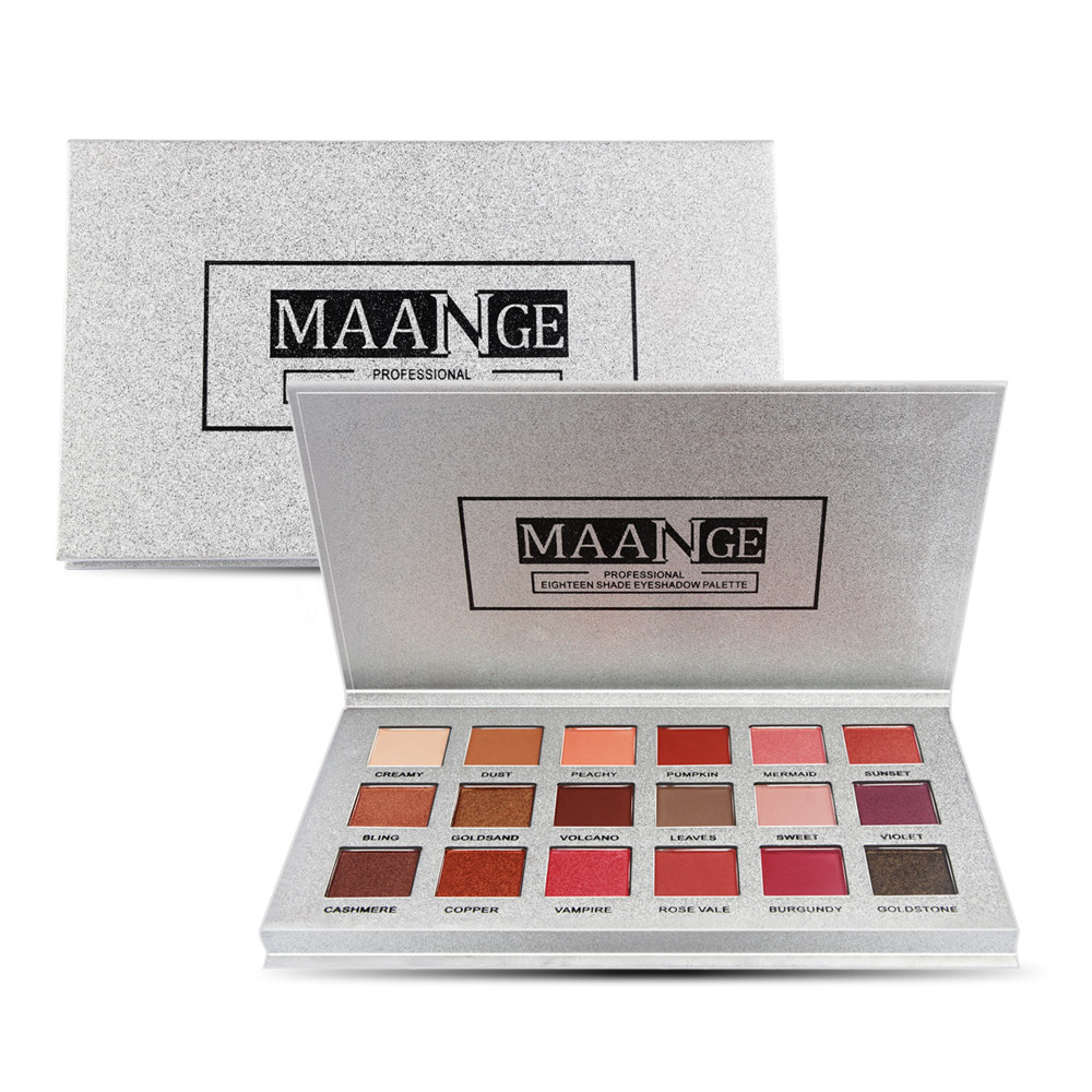 18 Color Shimmer Glitter Eyeshadow 18 Color Shimmer Glitter Eyeshadow