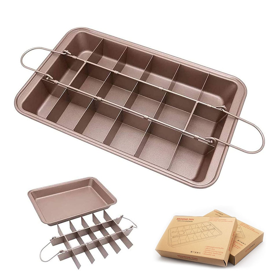 18 Grid All Edge Brownie Pan 18 Grid All Edge Brownie Pan