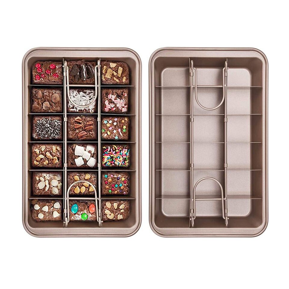18 Grid All Edge Brownie Pan 18 Grid All Edge Brownie Pan