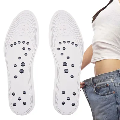 18 magnets Unisex Magnetic Therapy Massage Insoles Foot Acupressure Shoe Pads Therapy Slimming Insoles for Weight Loss 18 magnets Unisex Magnetic Therapy Massage Insoles Foot Acupressure Shoe Pads Therapy Slimming Insoles for Weight Loss