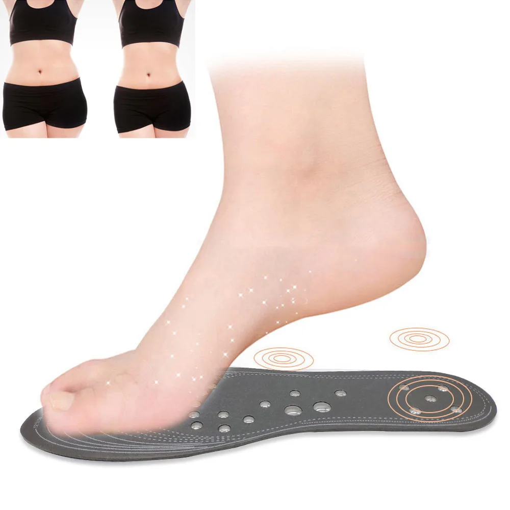 18 magnets Unisex Magnetic Therapy Massage Insoles Foot Acupressure Shoe Pads Therapy Slimming Insoles for Weight Loss 18 magnets Unisex Magnetic Therapy Massage Insoles Foot Acupressure Shoe Pads Therapy Slimming Insoles for Weight Loss