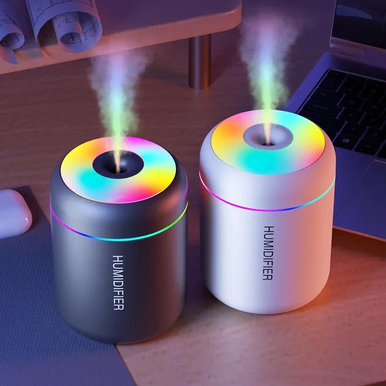 180ML Mini Air Humidifier USB Electric Aroma Diffuser Essential Oil Purifier Aromatherapy Mist Maker Lights For Car