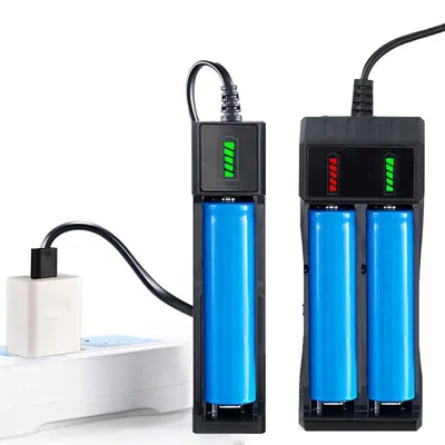 18650 Battery Charger Dual For 18650 Charging 4.2V Rechargeable Lithium Battery Charger