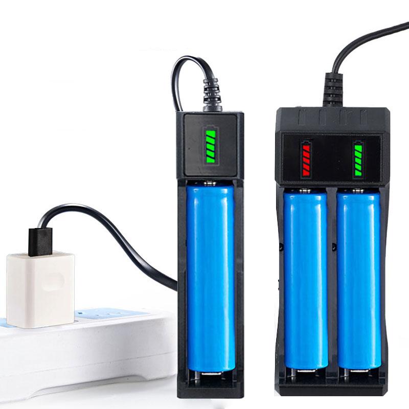 18650 Battery Charger Dual For 18650 Charging 4.2V Rechargeable Lithium Battery Charger