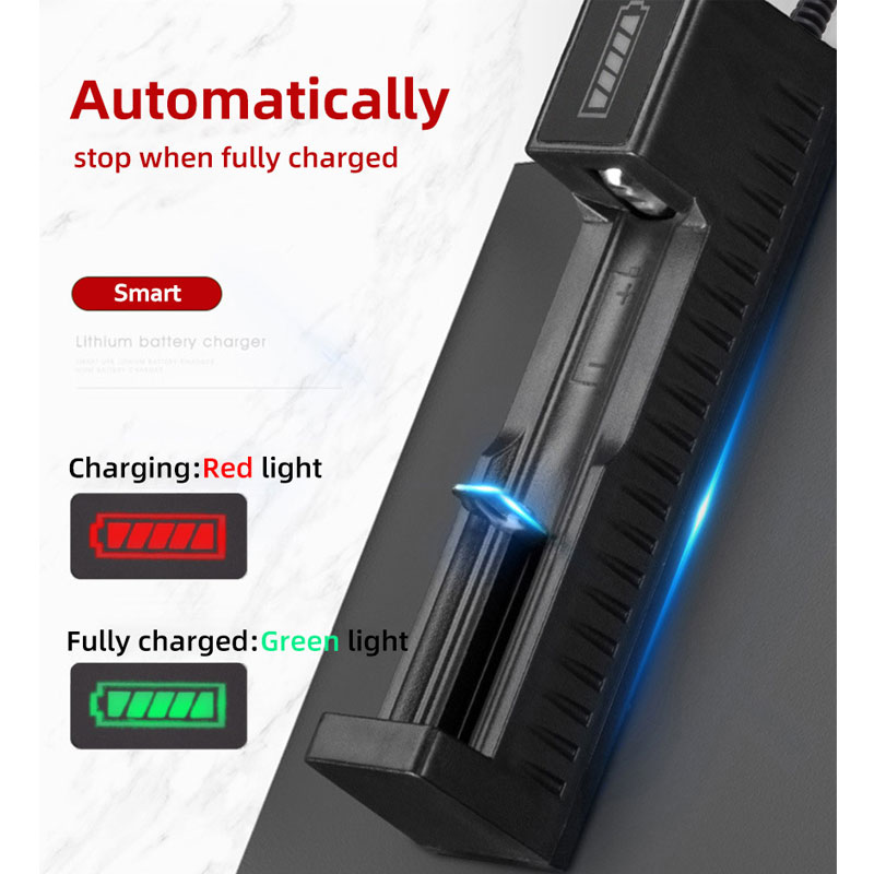 18650 Battery Charger Dual For 18650 Charging 4.2V Rechargeable Lithium Battery Charger