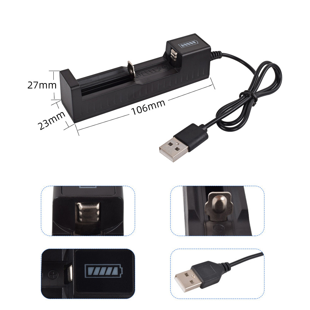 18650 Battery Charger Dual For 18650 Charging 4.2V Rechargeable Lithium Battery Charger