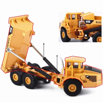1:87 Scale Model Dump Truck Toy 1:87 Scale Model Dump Truck Toy