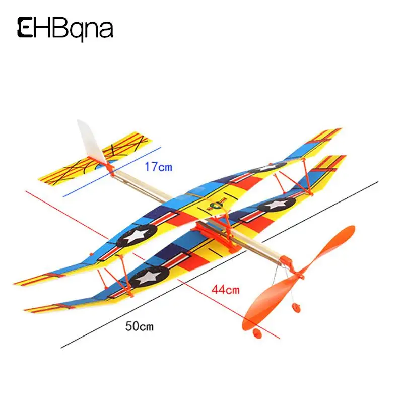 18Inches Eagle Carbon Fiber Imitate Birds Assembly Flapping Wing Flight DIY Model Aircraft Plane Toy