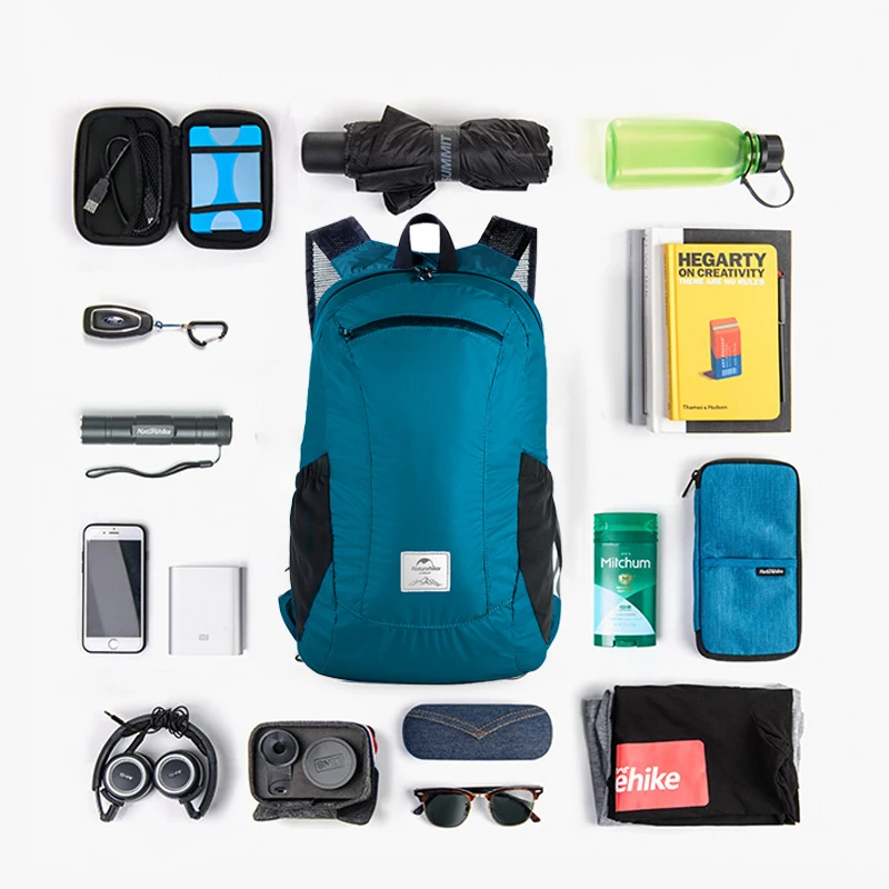 18L Hiking Backpack Ultralight Foldable Waterproof Travel Bags For Men Outdoor Portable Woman Camping Small Backpack