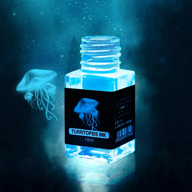 18ml Non-Carbon Magic Invisible Ink For Fountain Glass Dip Pen Creative Fluorescent Ink UV Light Gift Stationery