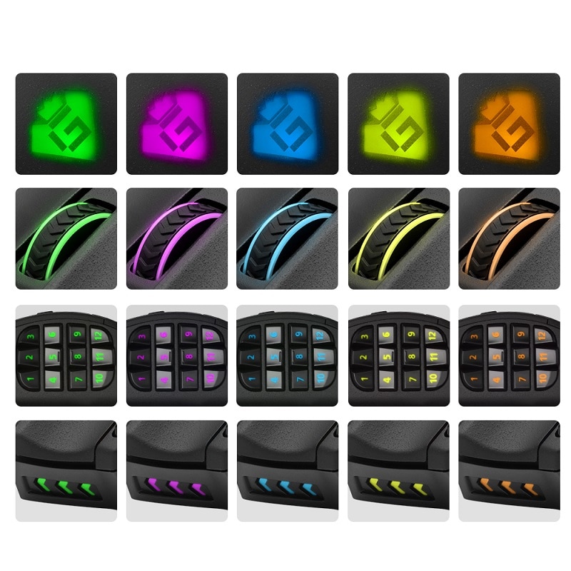 19 Buttons Gaming Mice USB Design 19 Buttons Gaming Mice USB Design