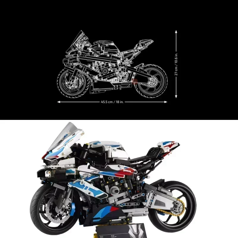 1920pcs Motorcycle Building Bocks Simulation Motorcycle Model Decoration Assembly Model Difficult Toy Boy Educational 1920pcs Motorcycle Building Bocks Simulation Motorcycle Model Decoration Assembly Model Difficult Toy Boy Educational